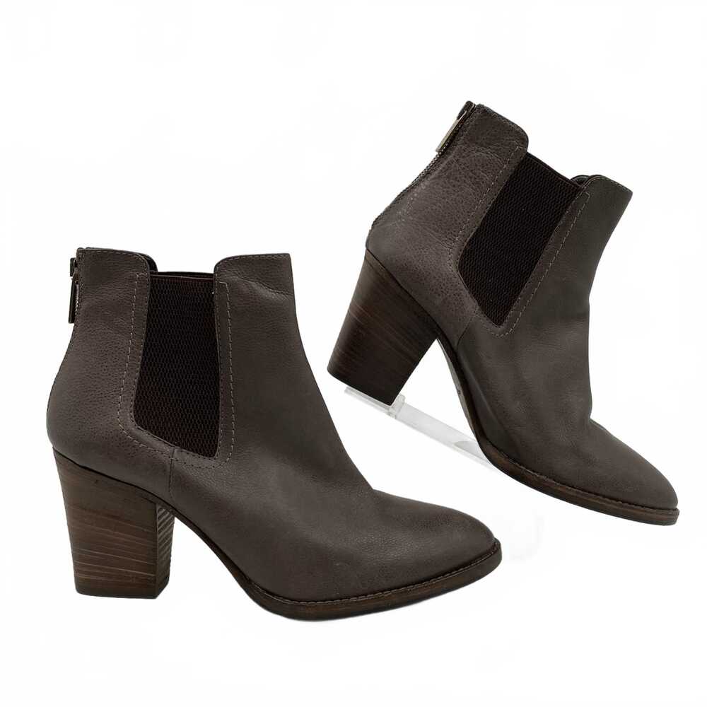 Aquatalia Gray Heeled Ankle Booties | Womens 9
